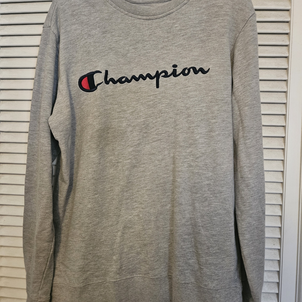 Champion Gray Crewneck Sweater